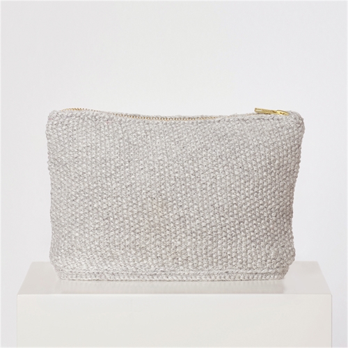 GAI + LISVA STINE ALPACA PURSE GREY MELANGE